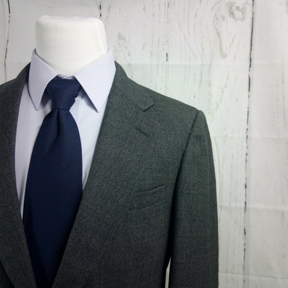 Mackenzie's 40R Gray Suit Blazer Sports Coat - Picture 2 of 8